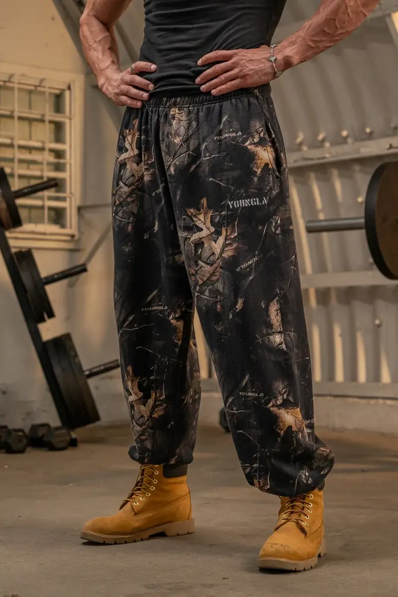 YoungLA Tree Camo Collection - Baggy Joggers